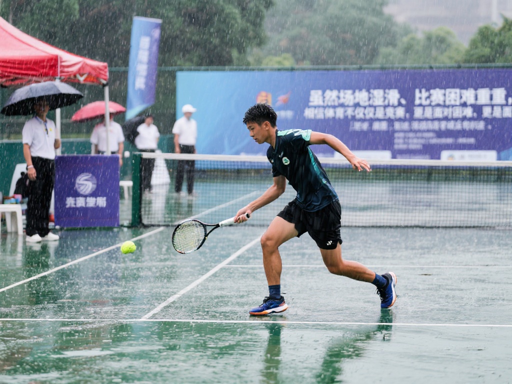 雨中激战，第十五届全运会网球资格赛圆满落幕